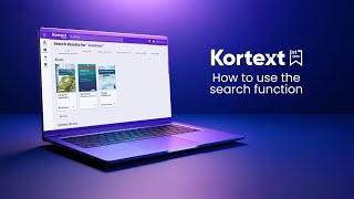 Details Kortext study - how to use the search function News