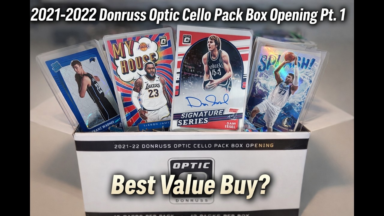 Best Value Product? Opening up a 2021–22 Donruss Optic Cello Box (Pt. 1)
