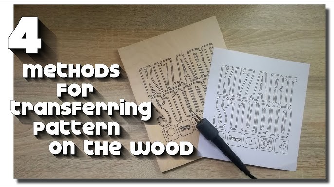 Wood-Burning with Stencil, Stamp and Hand-lettering - Helen G. Designs