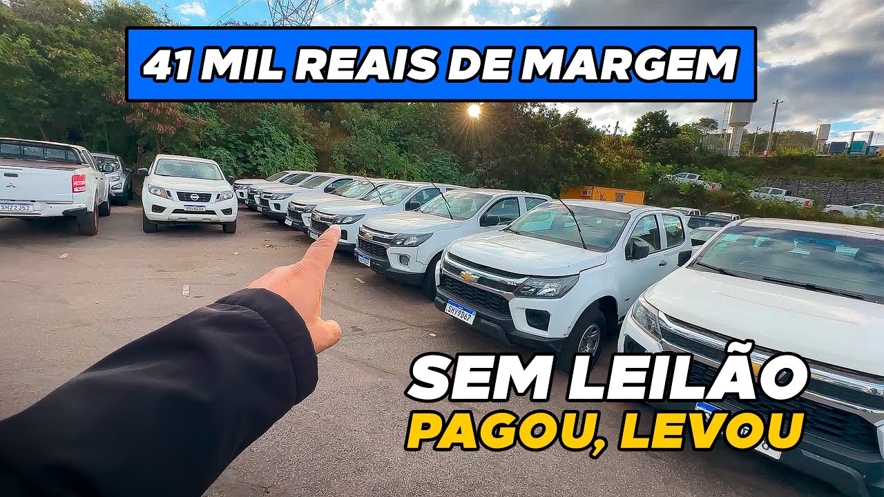 CAMINHONETE S-10 COM 41 MIL DE DESCONTO SEM LEILÃO: PAGOU, LEVOU