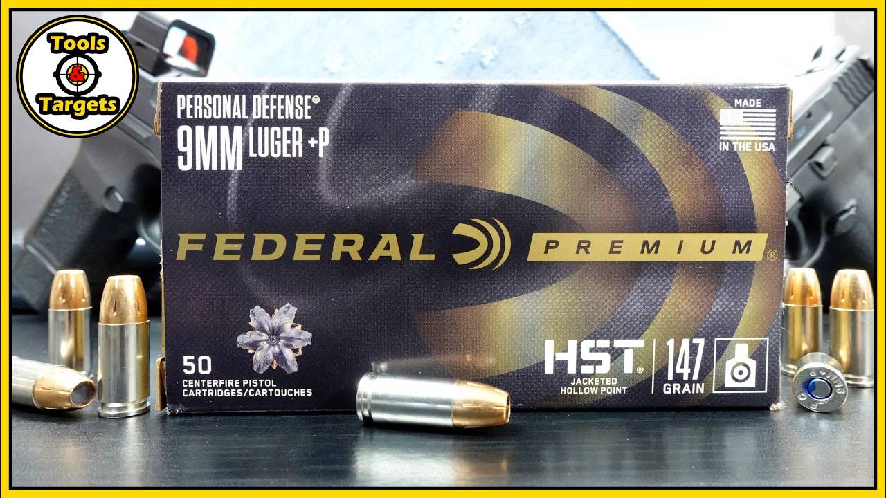 Should You Go Heavy?...9MM Federal HST 147 Grain +P Self -Defense AMMO ...