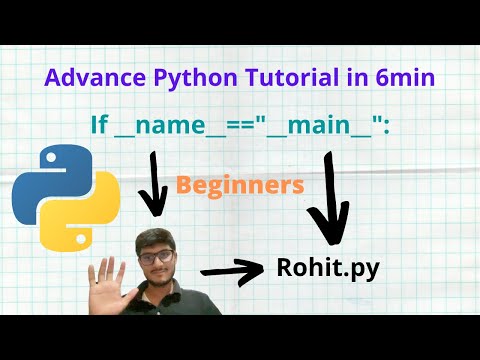 if name == "main" advance python topic. Advance Python topics with ease.
