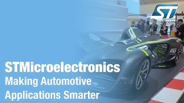 STMicroelectronics making automotive applications smarter (Electronica 2018)