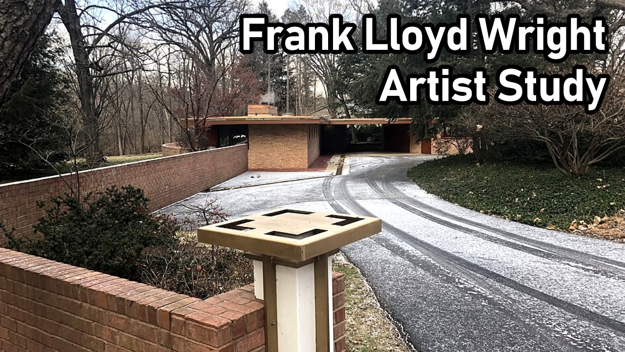 Frank Lloyd Wright From a 2D Artist's Perspective - YouTube