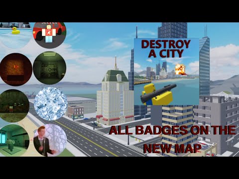 All Destroy A City Badges And Secrets (Read Pinned Comment)