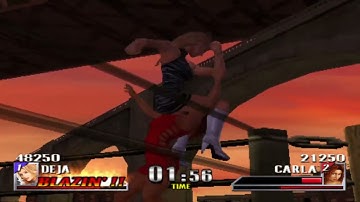 Def Jam Vendetta - PS2 Gameplay - Singles Match - Deja vs Carla