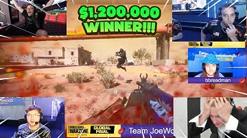 STREAMERS REACT TO SKULLFACE WINNING $1.2M SOLO YOLO (SCUMP, AYDAN, SYMFUHNY & MORE...)