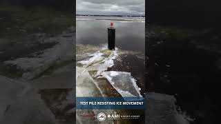 Innovated Pile Design Battles The Ice And Heavy Currents Of Lake Superior