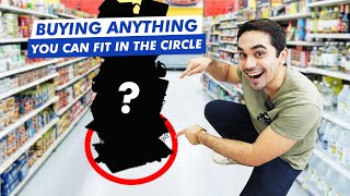 BUYING ANYTHING YOU CAN FIT IN THE CIRCLE | HASH ALAWI