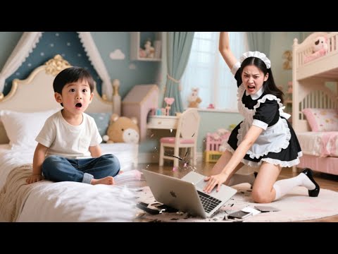 No One Could Tame CEO's Unruly Son,Not Realizing New Maid Slammed His Laptop, He Instantly Obeyed!
