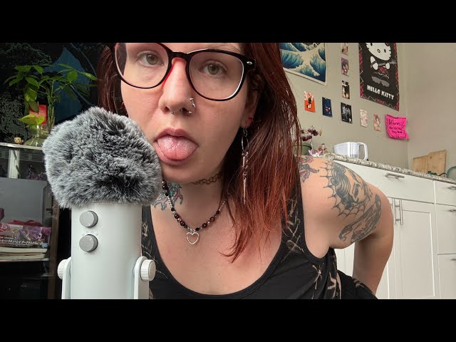 ASMR spit cleaning (new trigger!?!), UPCLOSE comforting u (mouth sounds, mic triggers, tingles!)