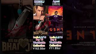 Kisi Ka Bhai Kisi Ki Jaan V/s Agent Movie Box Office Collection Comparison #shortfeed