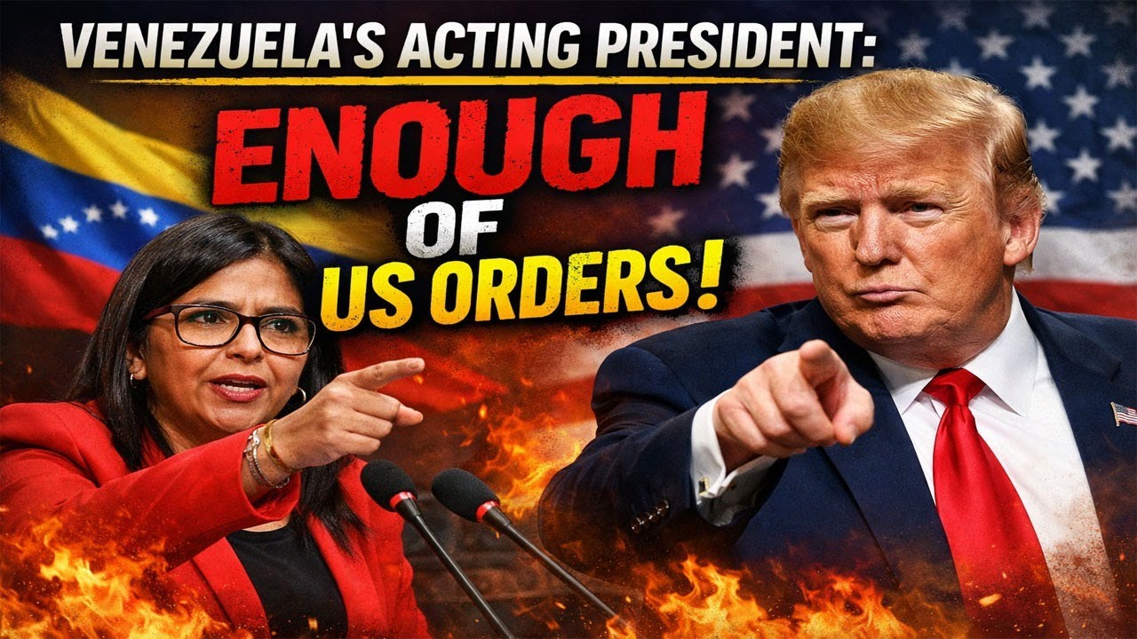 Venezuela’s acting president says she has had ‘enough’ of US orders