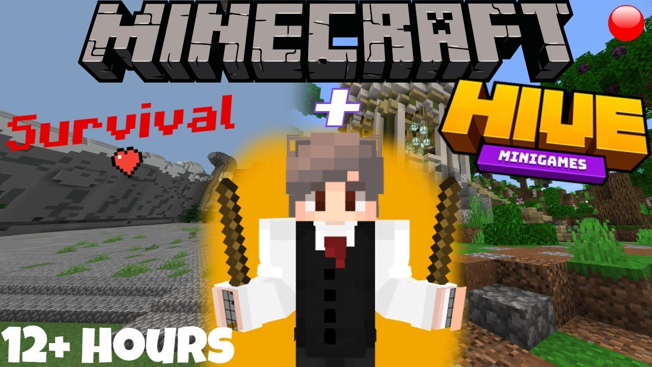 Minecraft survival server | HIVE With Viewers - Free to join !ip !hug ...