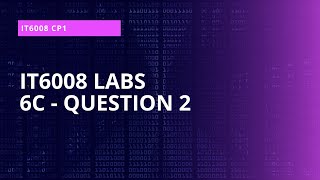 IT6008 Lab6C Question 2