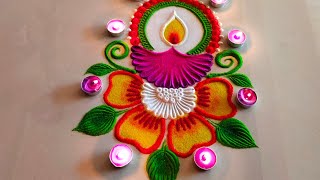 Special diwali rangoli design 2025. Easy diwali rangoli. Dhanteras rangoli. 