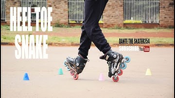 HOW TO DO HEEL TOE SNAKE #EASY SLALOM PART 5