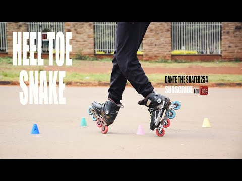HOW TO DO HEEL TOE SNAKE #EASY SLALOM PART 5