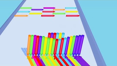 Pencil Rush 3D : All Levels GamePlay Android, iOS | Level 1 - 5