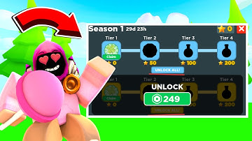 HOW TO COMPLETE THE NEW SEASON PASS! ⚡Clicker Simulator!