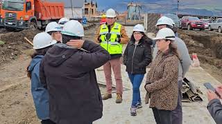 Vicepresidenta nacional de la Cámara Chilena de la Construcción visita obras de viviendas en Chacra