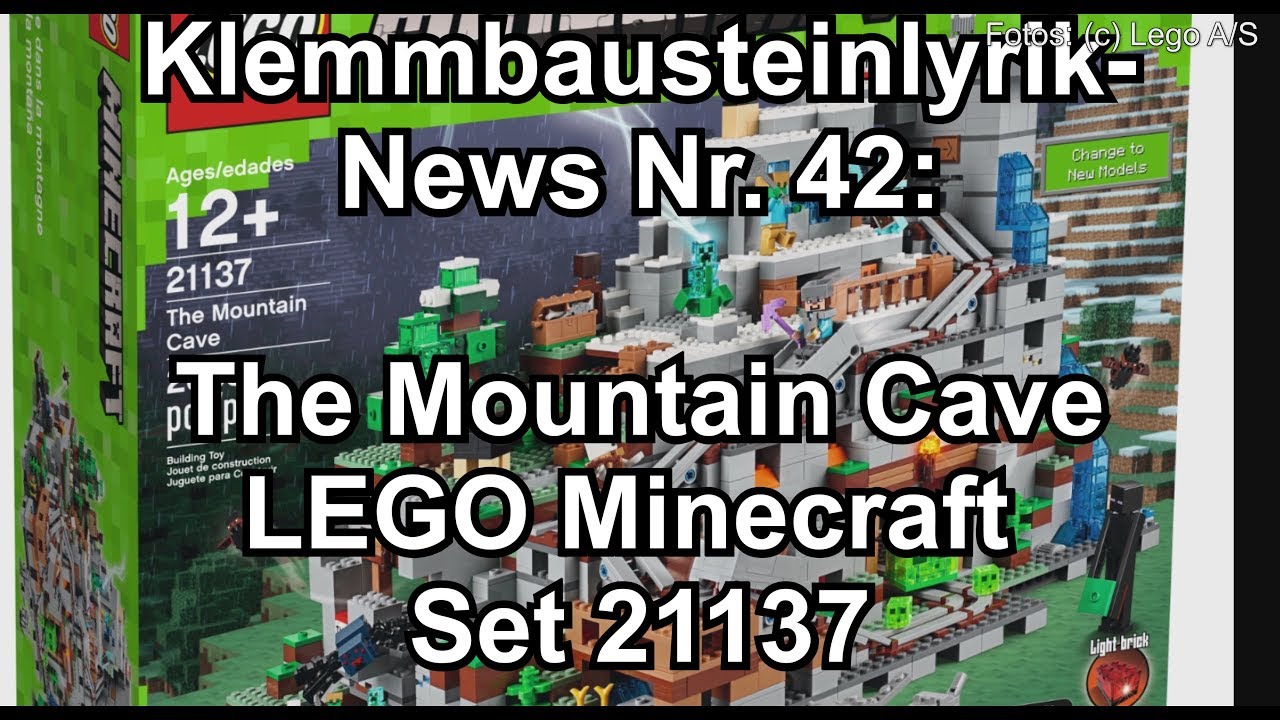 LEGO The Mountain Cave: Größtes Minecraft-Set aller Zeiten erscheint ...