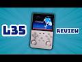 L35 Review: Visual de Trimui Brick e Coração de R36S