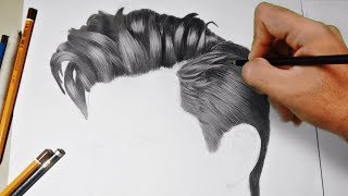 In this video i`m drawing a realistic hair. male one of my studies how
to draw boys hair, i decided one. it`s very beautiful sty...