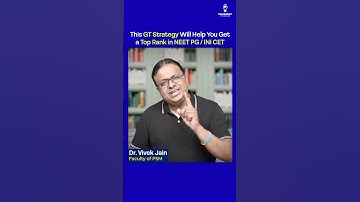 This GT Strategy Will Help You Get a Top Rank in NEET PG / INI CET | Dr. Vivek Jain #shorts