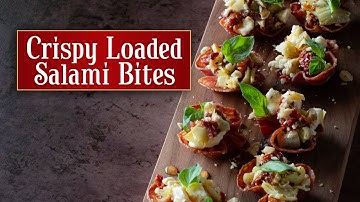 Crispy Loaded Salami Bites