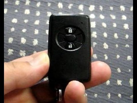 Toyotaヴァンガード スマートキーの電池交換 Youtube