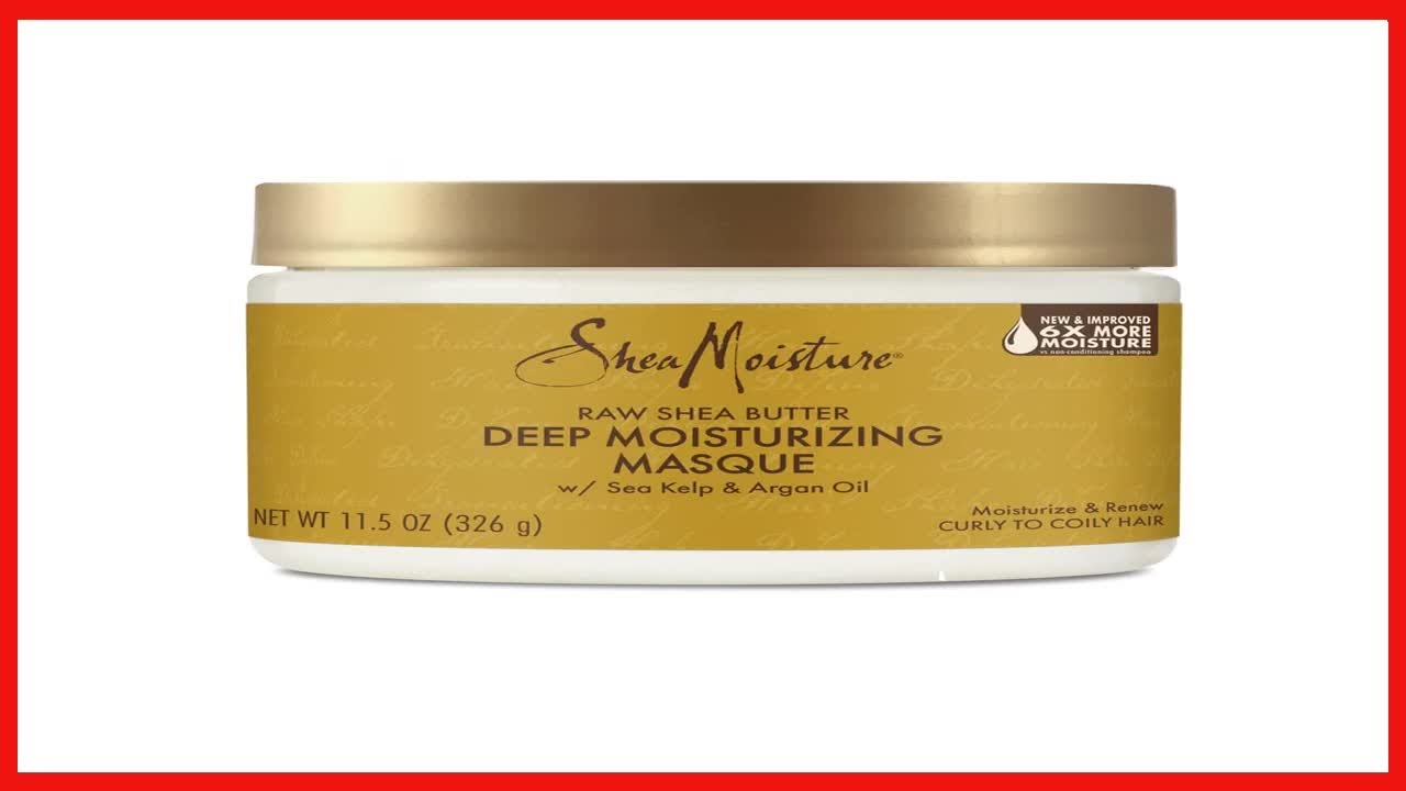SheaMoisture Raw Shea Butter Deep Moisturizing Hair Masque for Curly Hair Raw Shea Butter Deep