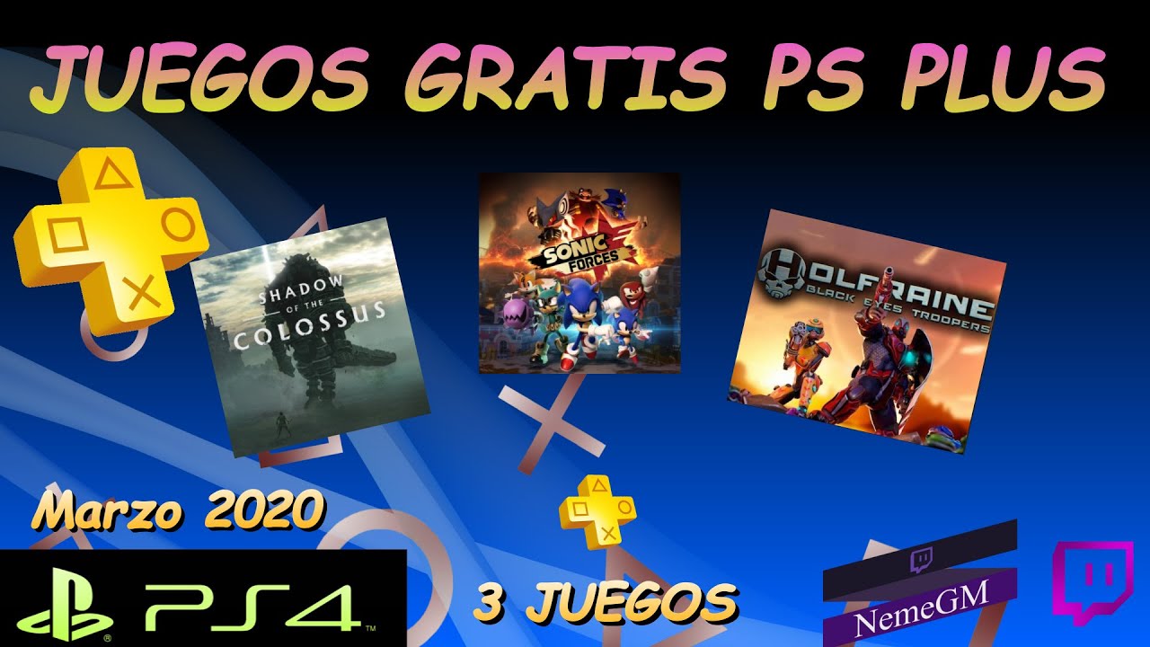 🎁Juegos PlayStation Plus MARZO 2020 🎮 - YouTube