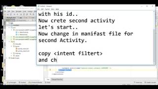 How to open second activity from first Activity in Android
