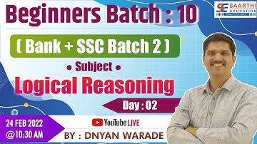 Logical Reasoning Day 2 By Dnyan Warade