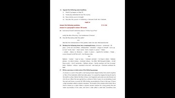 CLASS 12 English -  Pre Half Yearly Practice Question papers Chapter Wise 2022-2023  | TN