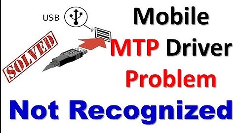 How To Fix (MTP PROBLEM)USB Ports Not Recognized (Windows 10, 8.1, 8, 7 and Vista) / Laptop & PC✔