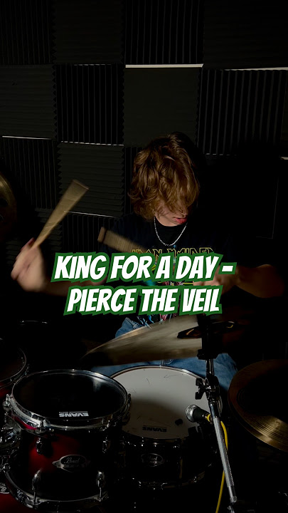 King For A Day - Pierce The Veil 🖤 #emo #drums #drummer #drumcover #metal #cover