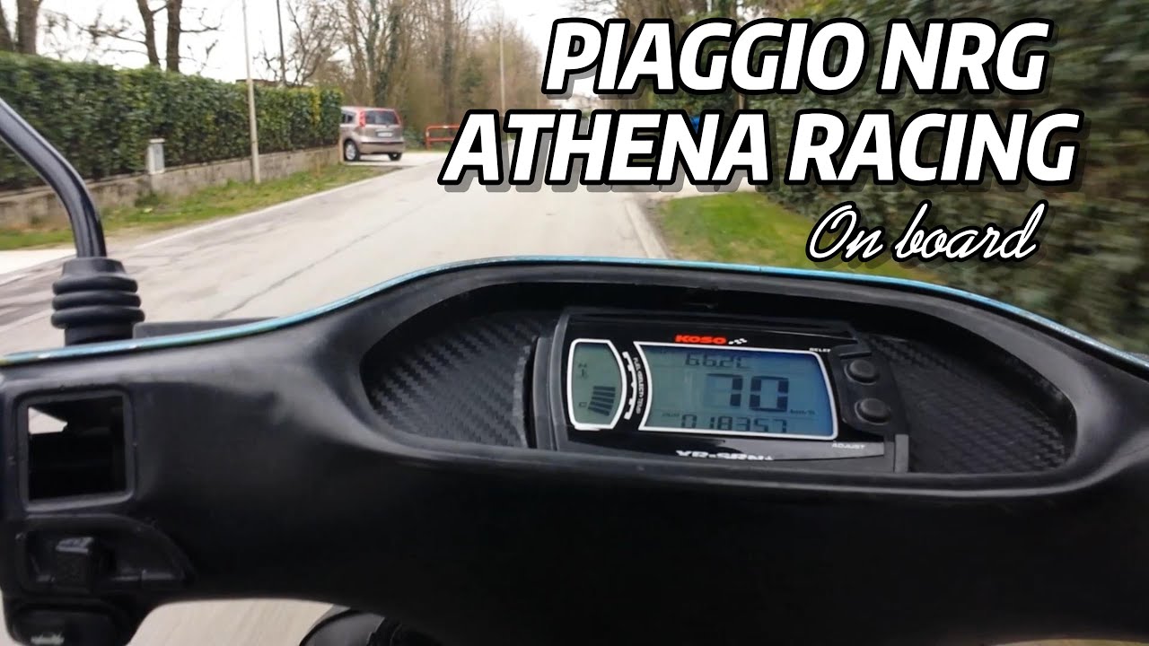 On board Piaggio NRG Athena racing (febbraio 2016) - YouTube
