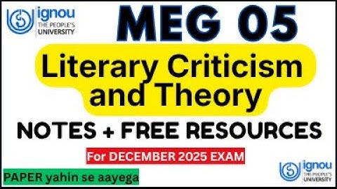 IGNOU MEG 05 MOST IMPORTANT QUESTION AND ANSWERS FOR DEC 2025 EXAMS | IGNOU MEG 05 NOTES + Revision