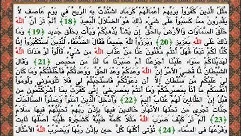 سورة ابراهيم  كاملة - شهریار پرهیزکار / صوت والنص