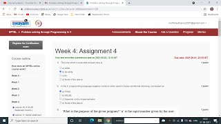 week:4,assignment:4 #nptel #problem-solving-programming #week4 #nptel #sudhir #Assignment #MIT