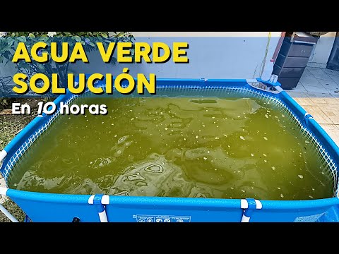 Video: ¿Un filtro de arena limpiará una piscina verde?