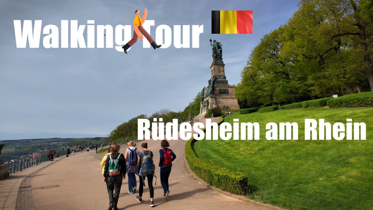🌍 Walking Tour of Rüdesheim am Rhein, Germany | Romantic Rhine Wine Town 🍇🏰
