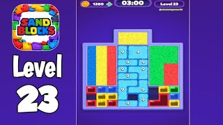 Sand Blocks Level 23 Walkthrough Solution