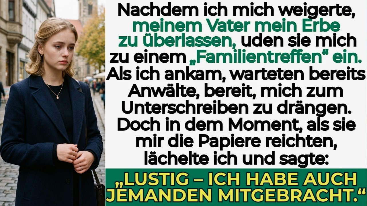 Meine Familie versuchte, mein Vermögen zu stehlen – aber ich kam mit ihrem wichtigsten Kontakt.