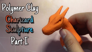 Polymer Clay Timelapse - Charizard Sculpture Part I (Pokemon)
