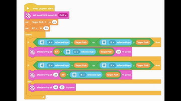 Two Sensor Proportional Line Follower for the Spike 2 or 3!