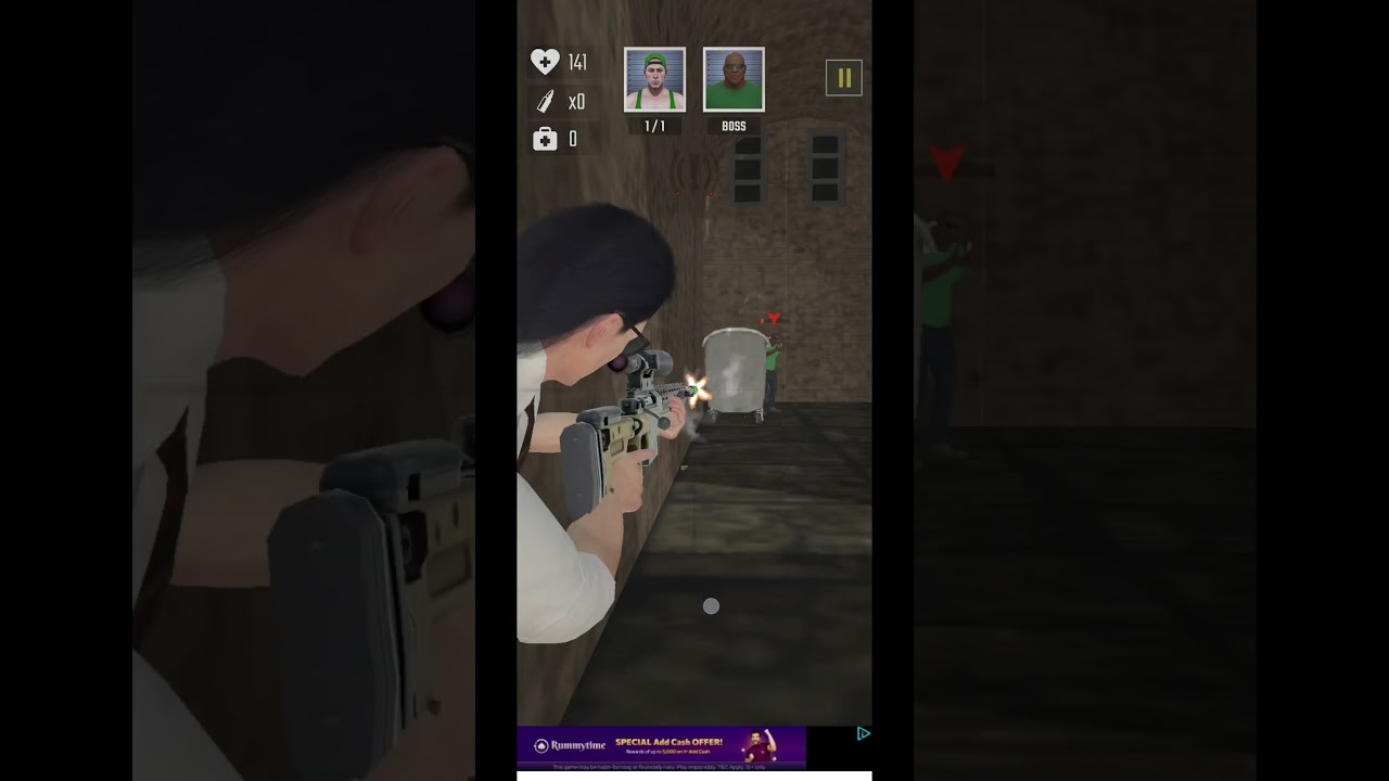 Agent Hunt : Hitman Shooter Mission 12 Final big Boss sniper gun slow motion with headshot  gameplay