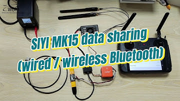 SIYI MK15 Remote Controller Data Sharing Wired & Wireless Bluetooth